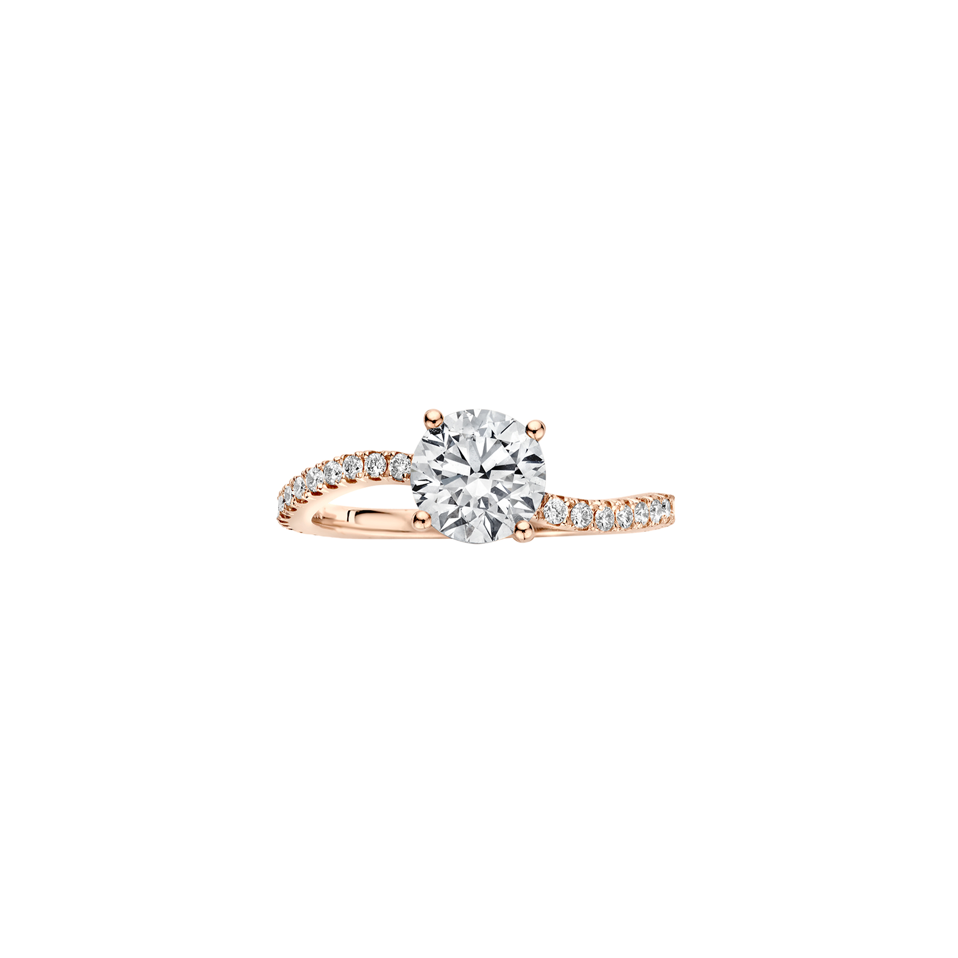 Grace Engagement Ring Packshot - rose gold