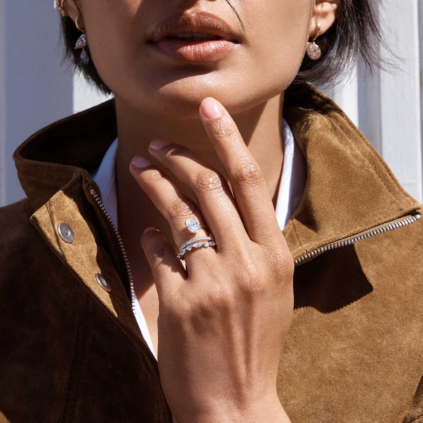 Billie Pavé Oval Ring
