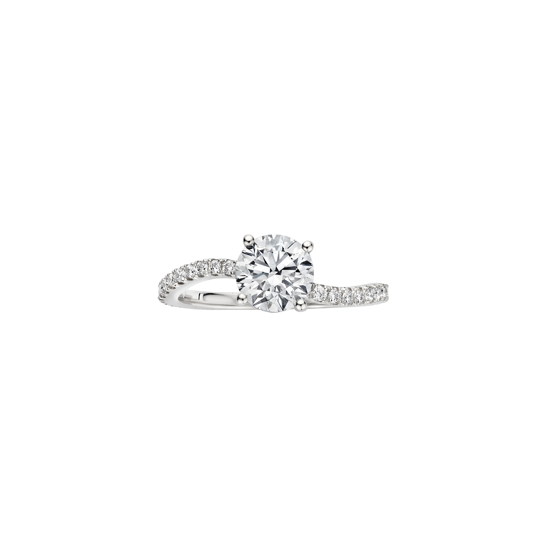 Grace Engagement Ring Packshot - Platinum