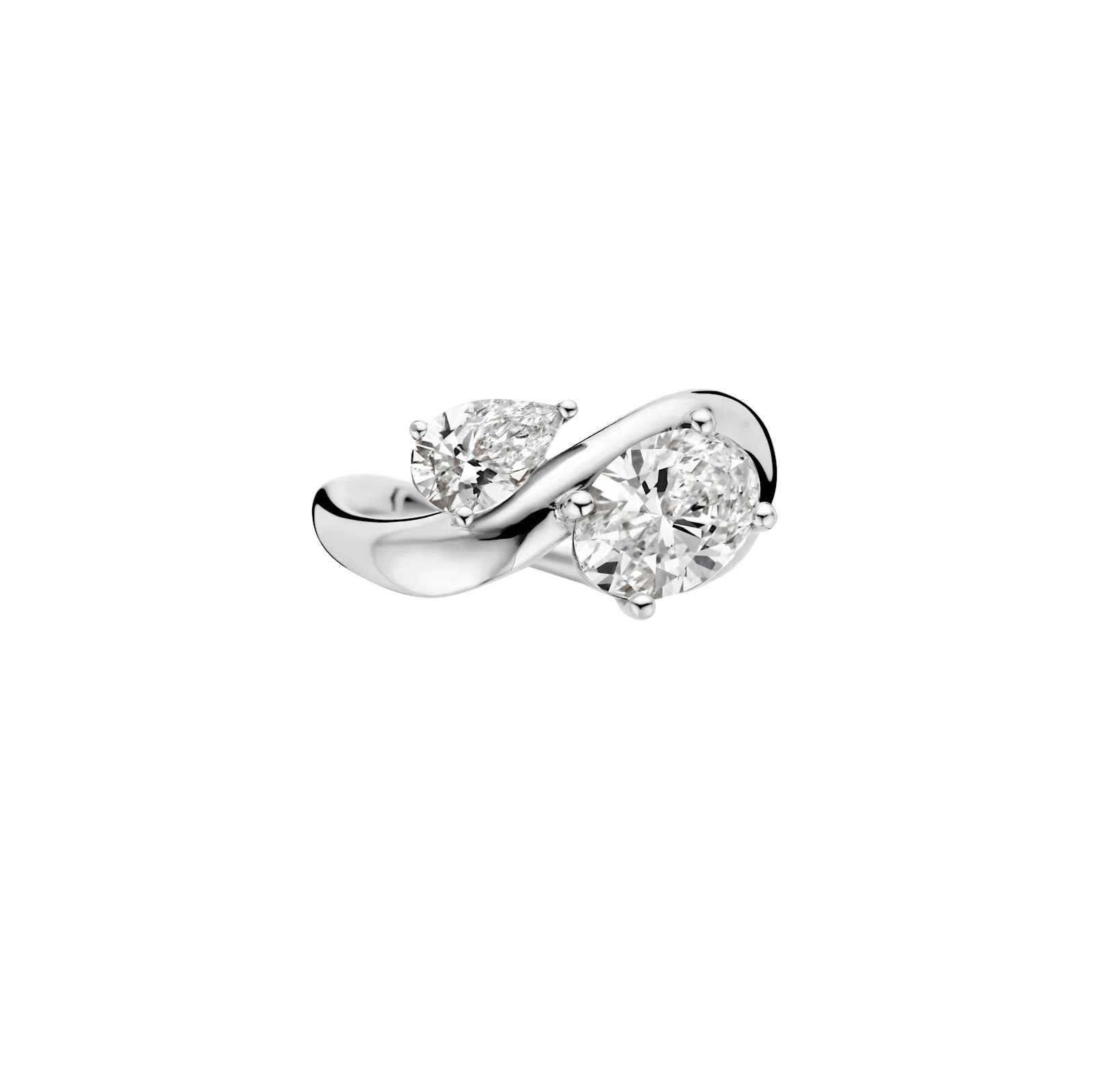 Diana engagement ring packshot - platinum