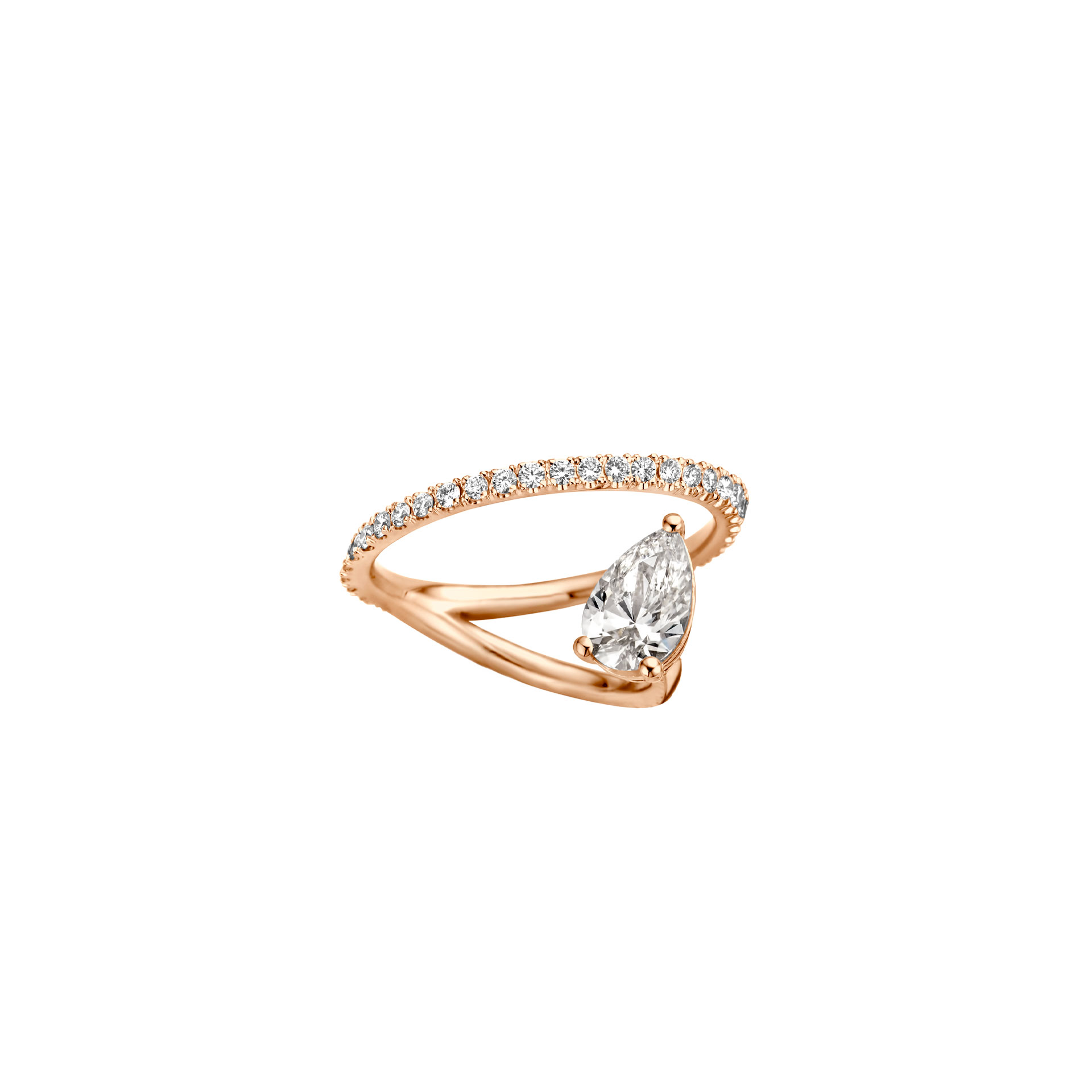 Frida engagement ring packshot - rose gold