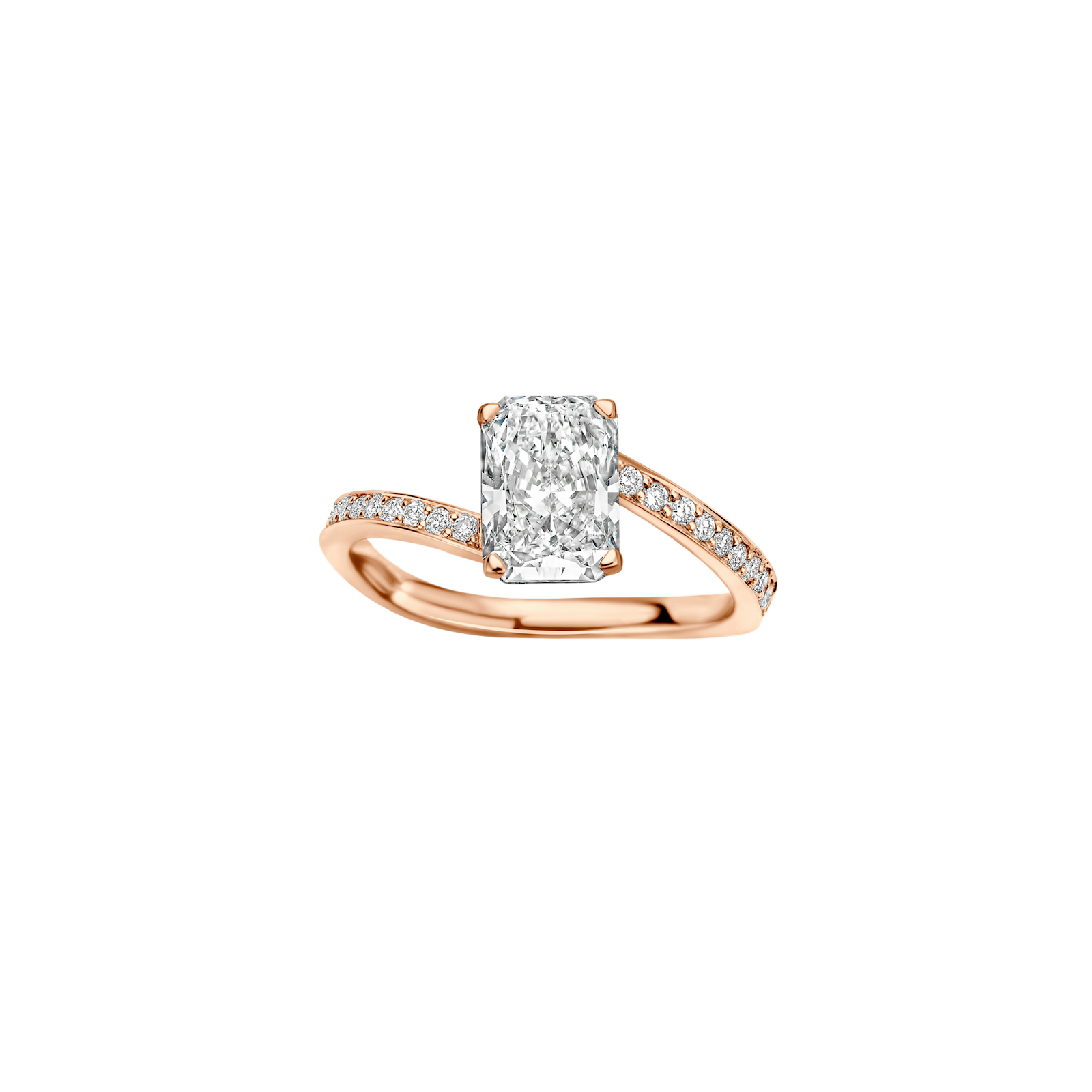 Bague diamant radiant sale