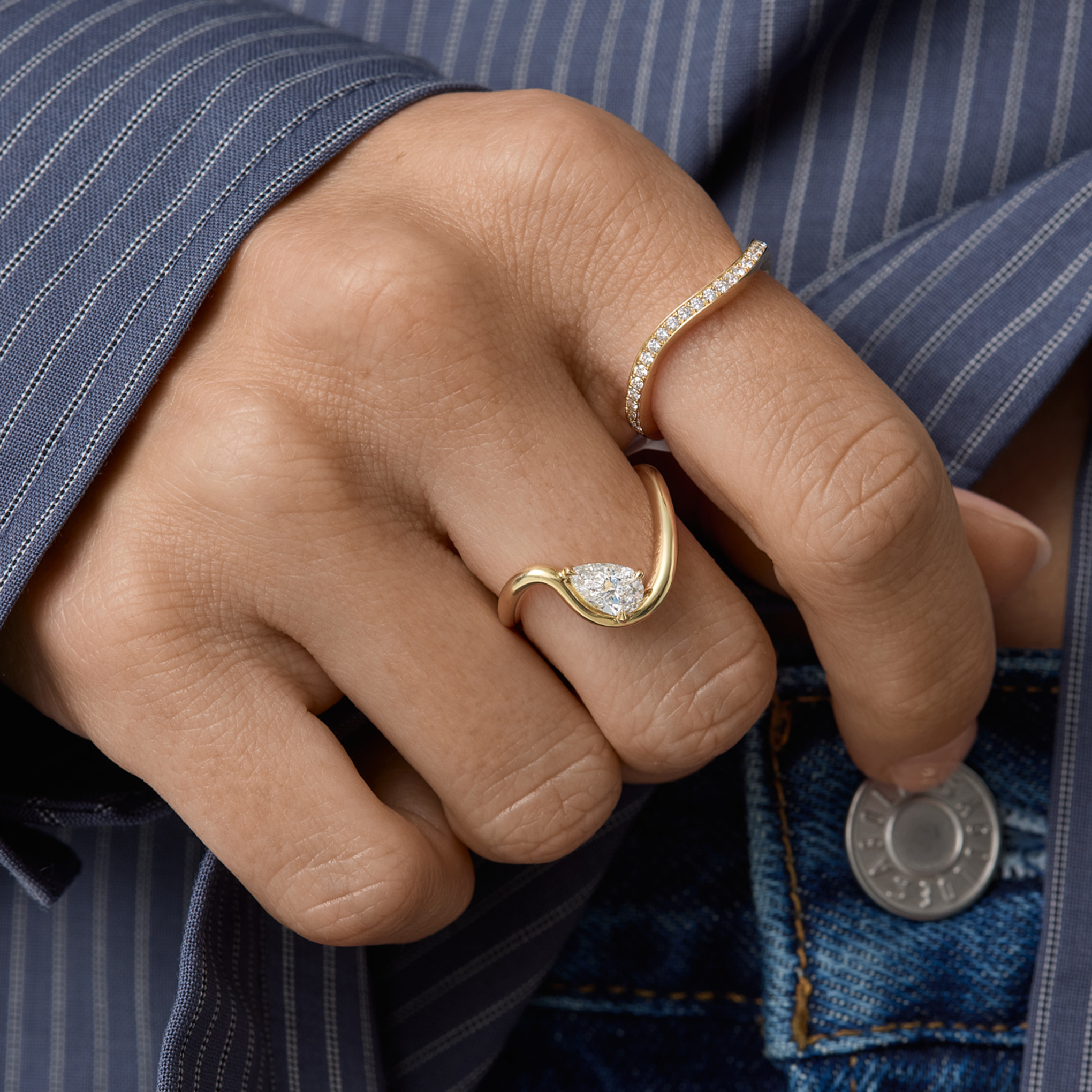 Kayla Pear Ring
