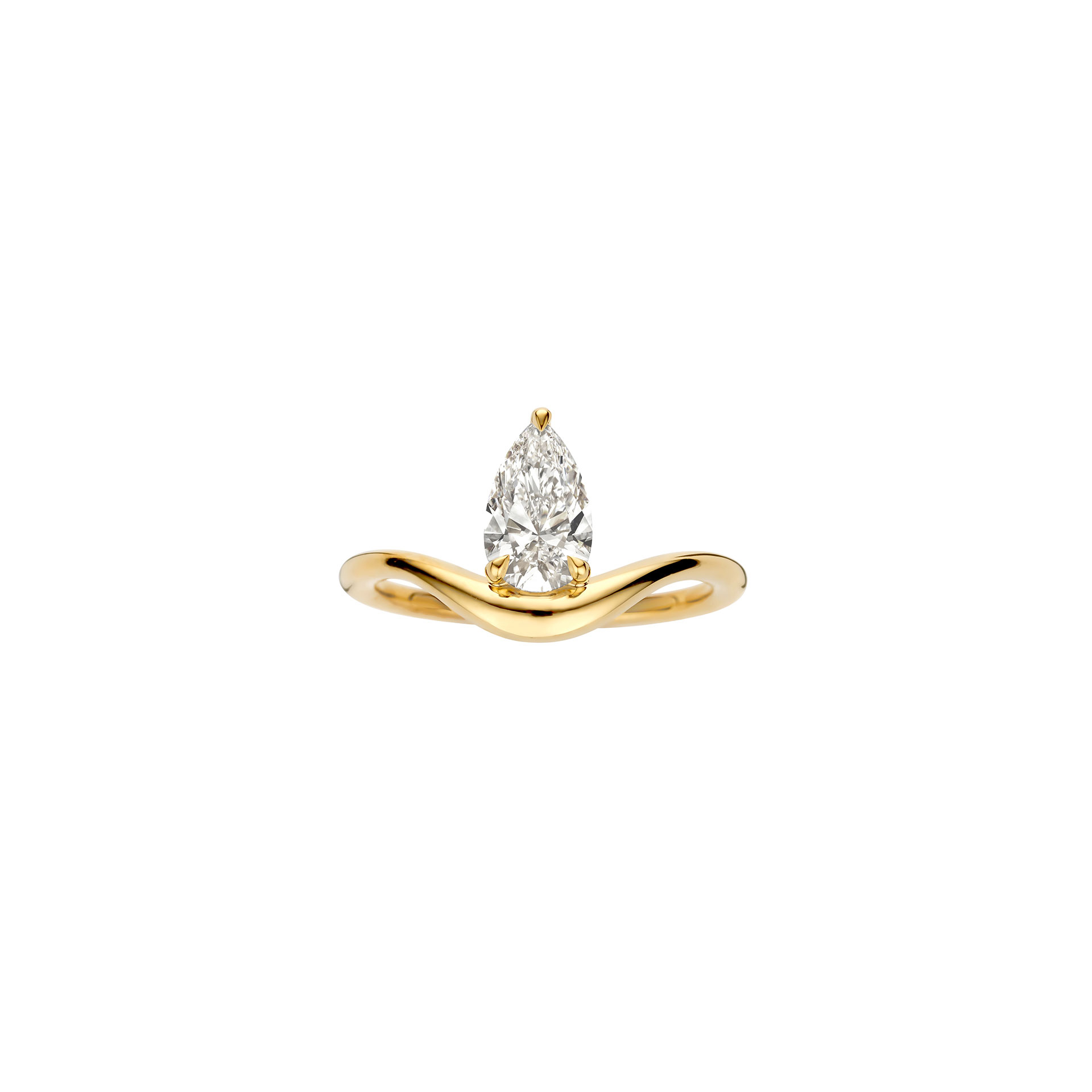 Audrey Pear Ring