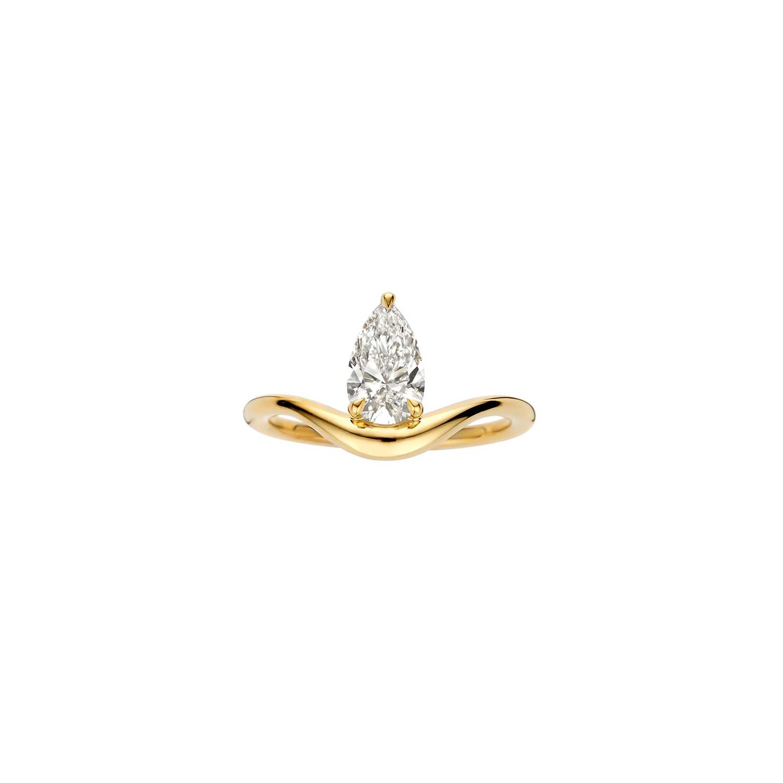 Audrey Pear Ring
