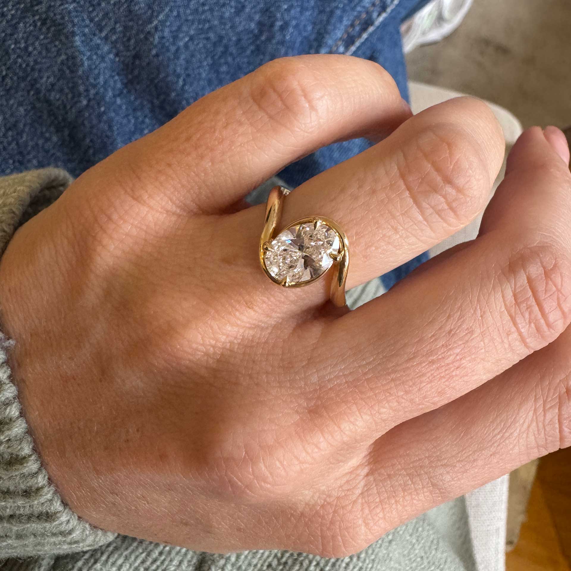 Estee Oval Ring