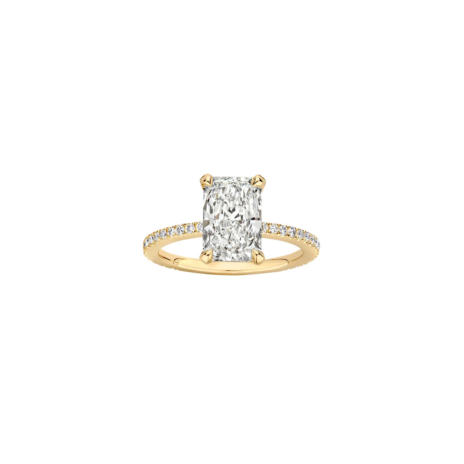 Maya Pavé Elongated Radiant Ring