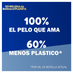 Poster informativo compaña "rellena de belleza el planeta" 60% menos plástico
