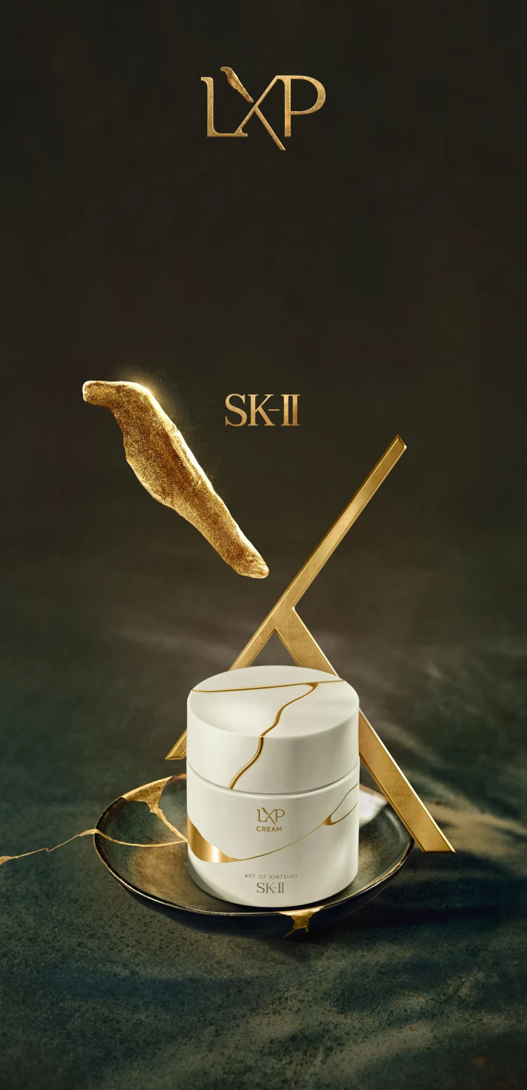 SK-II LXP凝時金緻乳霜，高效保濕抗老，有效緊緻肌膚、縮小毛孔，改善皮膚老化問題