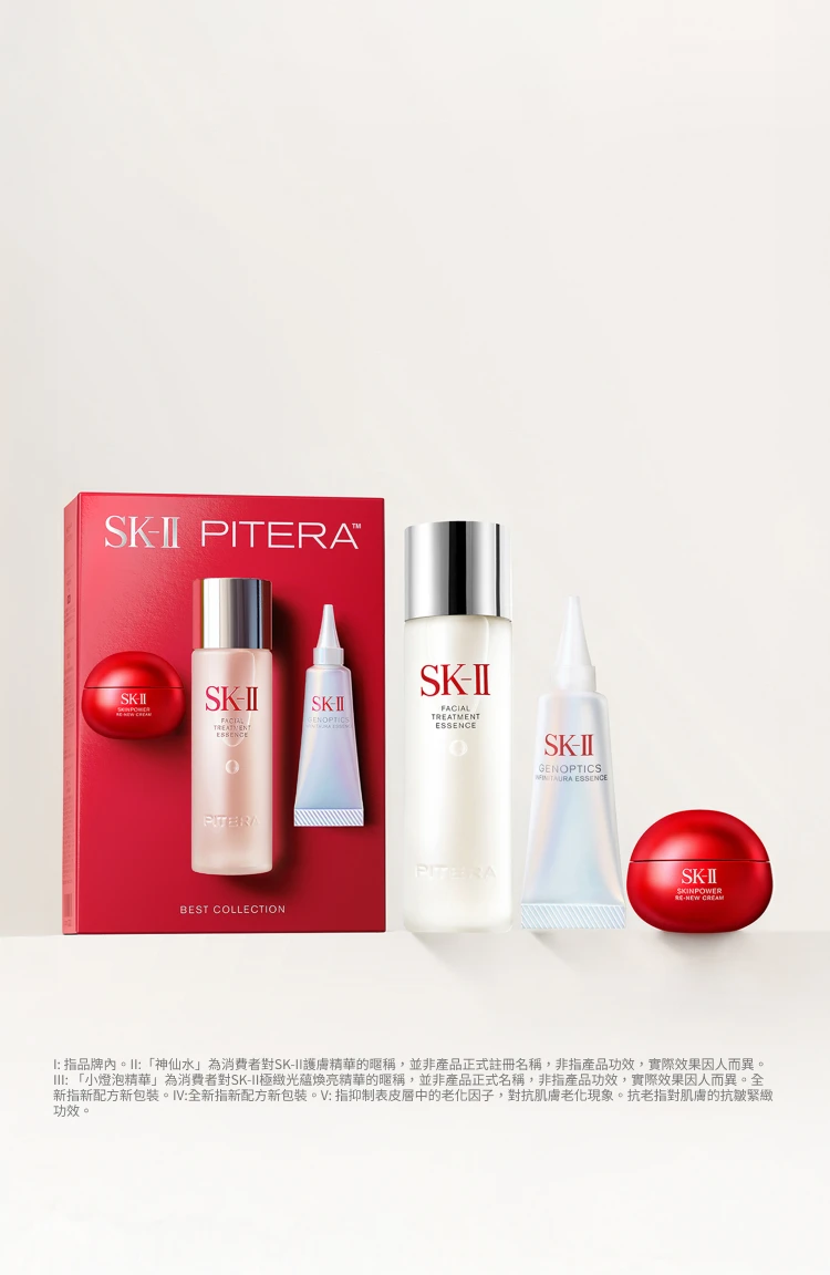 SK-II PITERA™ 晶透奇肌套裝－蘊含標誌性 PITERA™ 成分的完整保養方案
