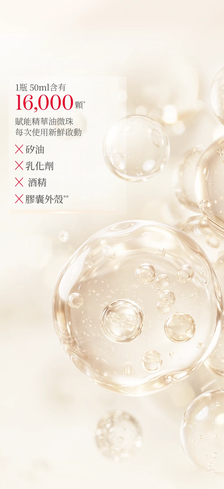 PED - PITERA™ Ingredients Bubbles - BG Image