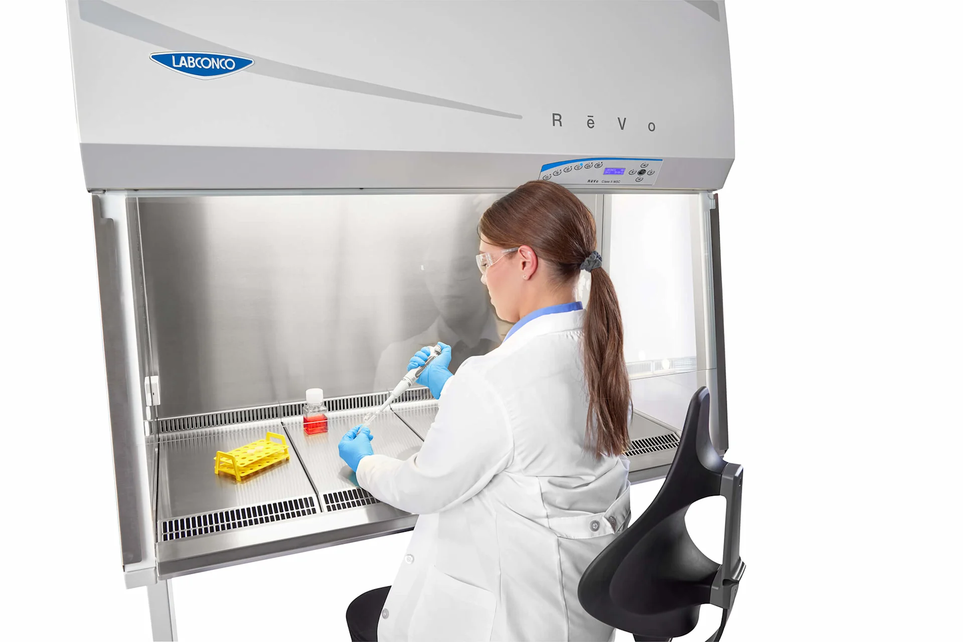 bsc revo model working over shoulder