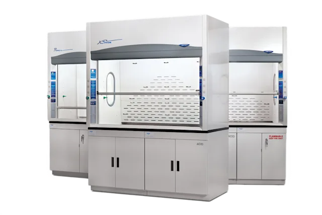 Multiple Labconco fume hoods.