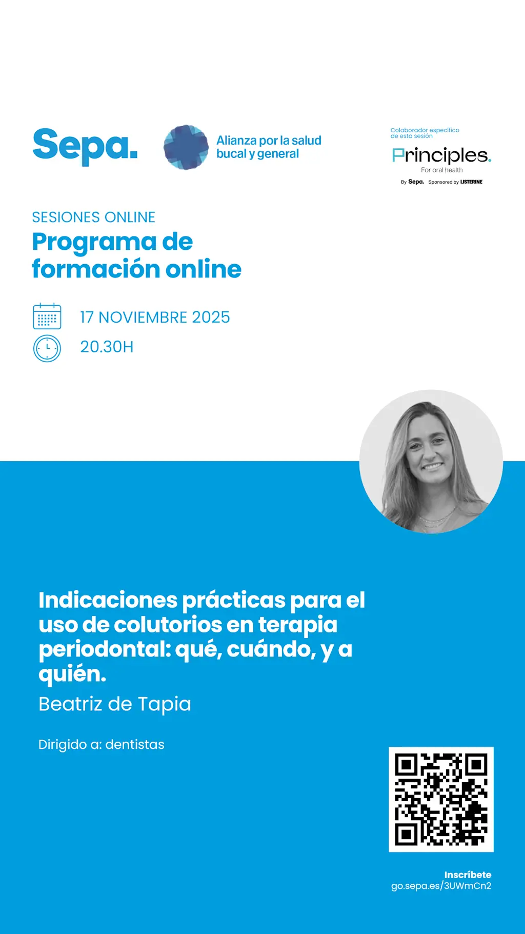 Indicaciones para el uso de colutorios en terapia periodontal: qué, cuándo y a quién
