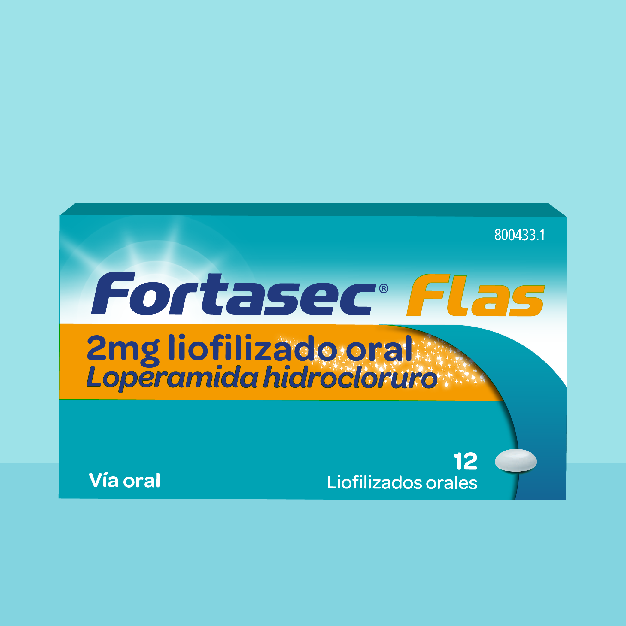 Fortasec Fortasec® Flas 2 mg Liofilizado Oral