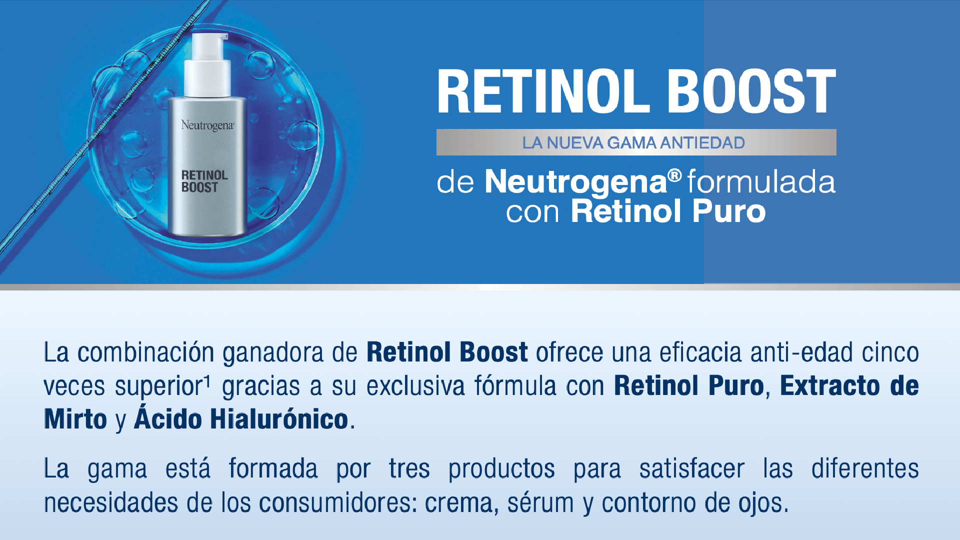 LA COMBINACIÓN GANADORA DE RETINOL BOOST