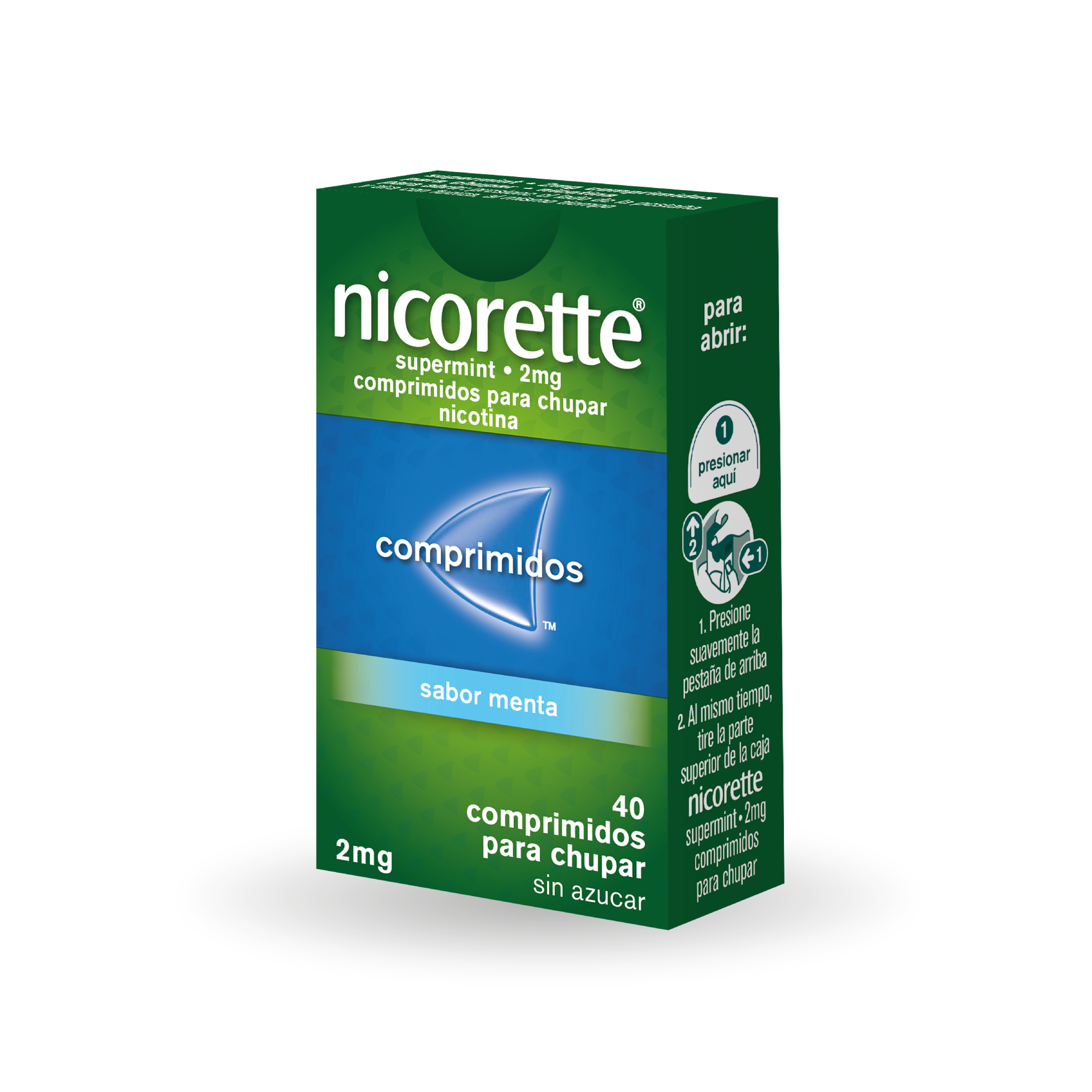 Comprimidos de nicotina Nicorette® Supermint