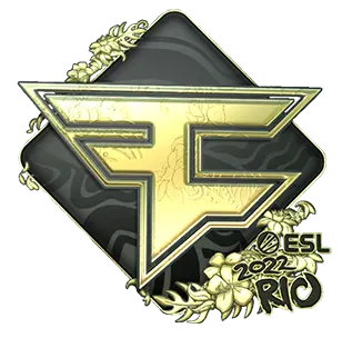 FaZe sticker (Gold)