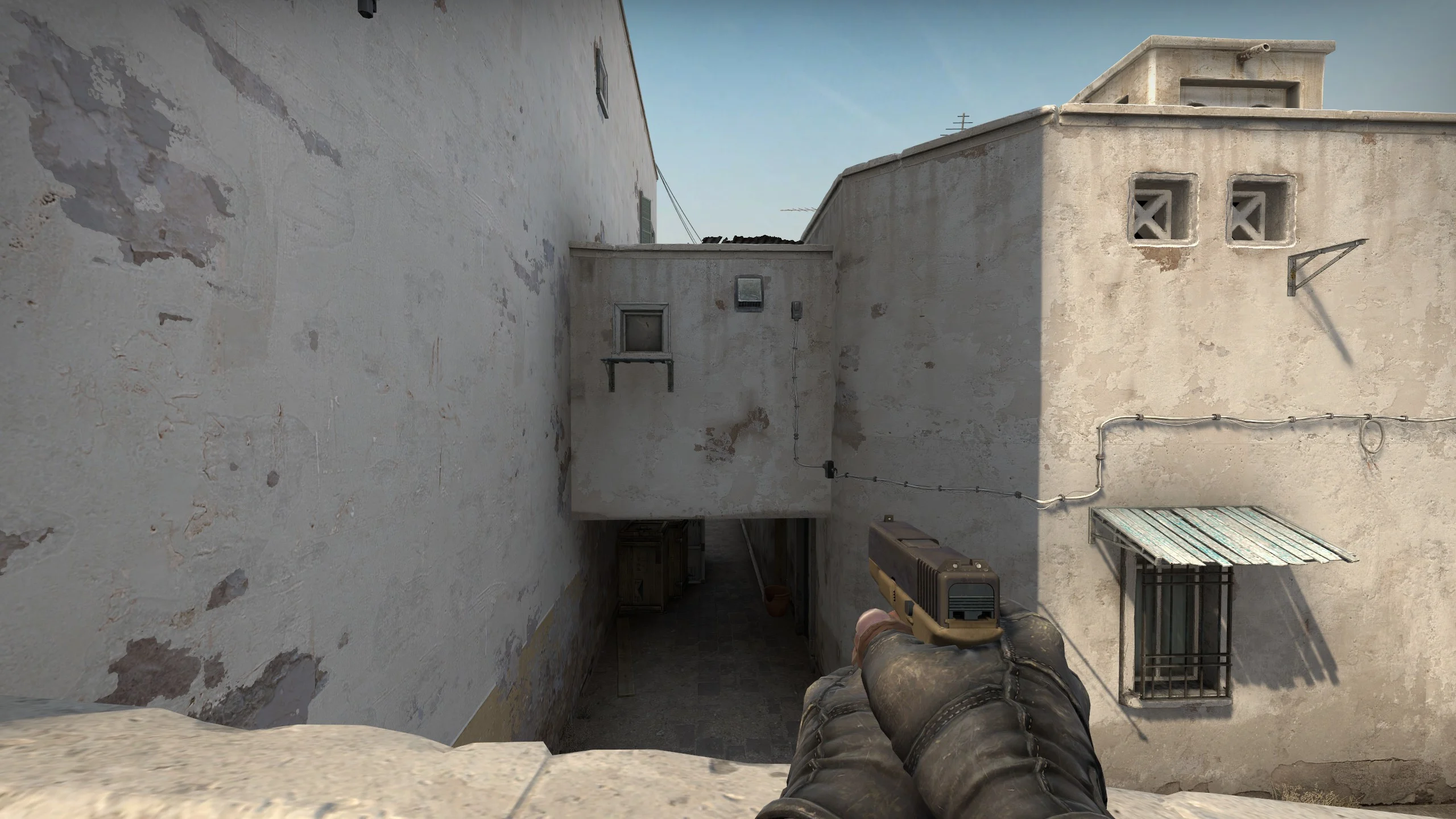 The reworked Dust 2 mid area