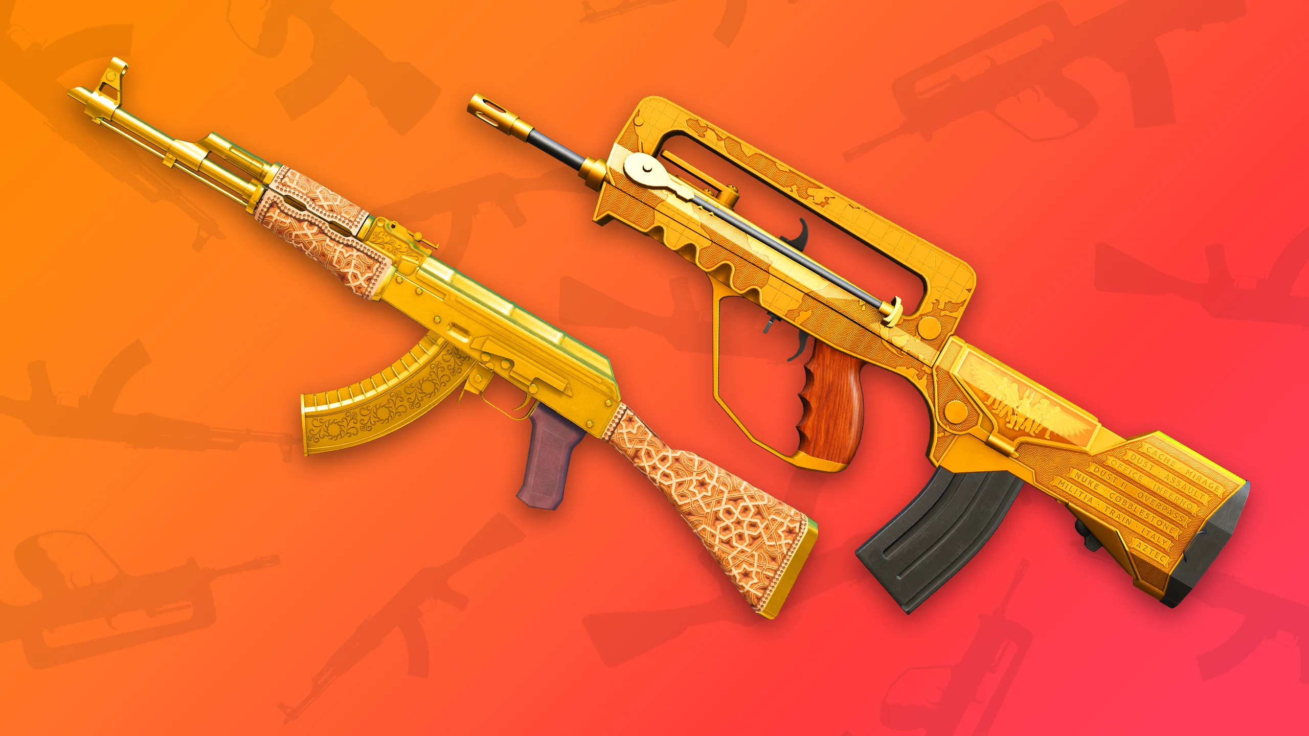 The Best Golden Skins in CS2