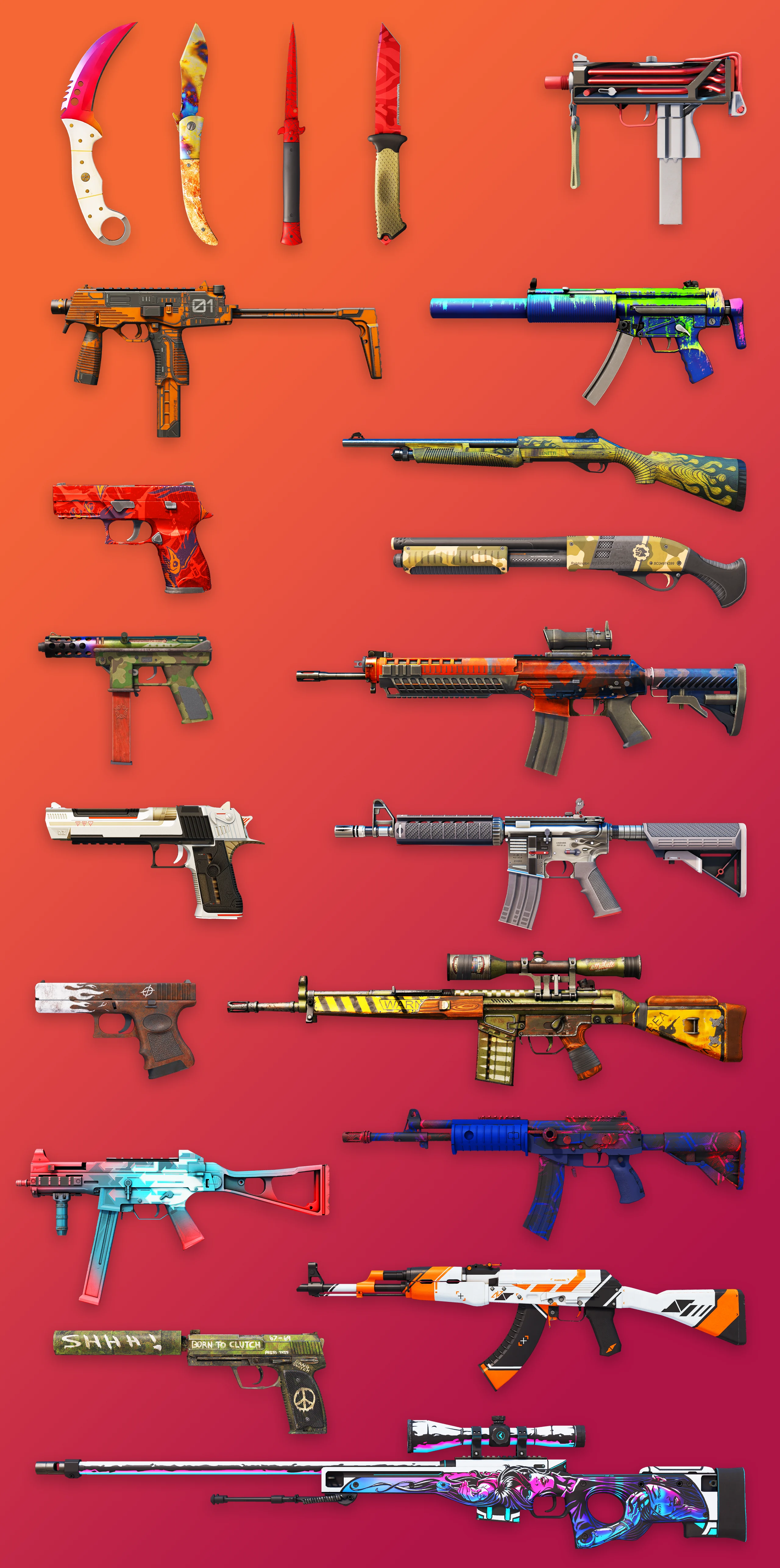 Gefahrenzone Skins