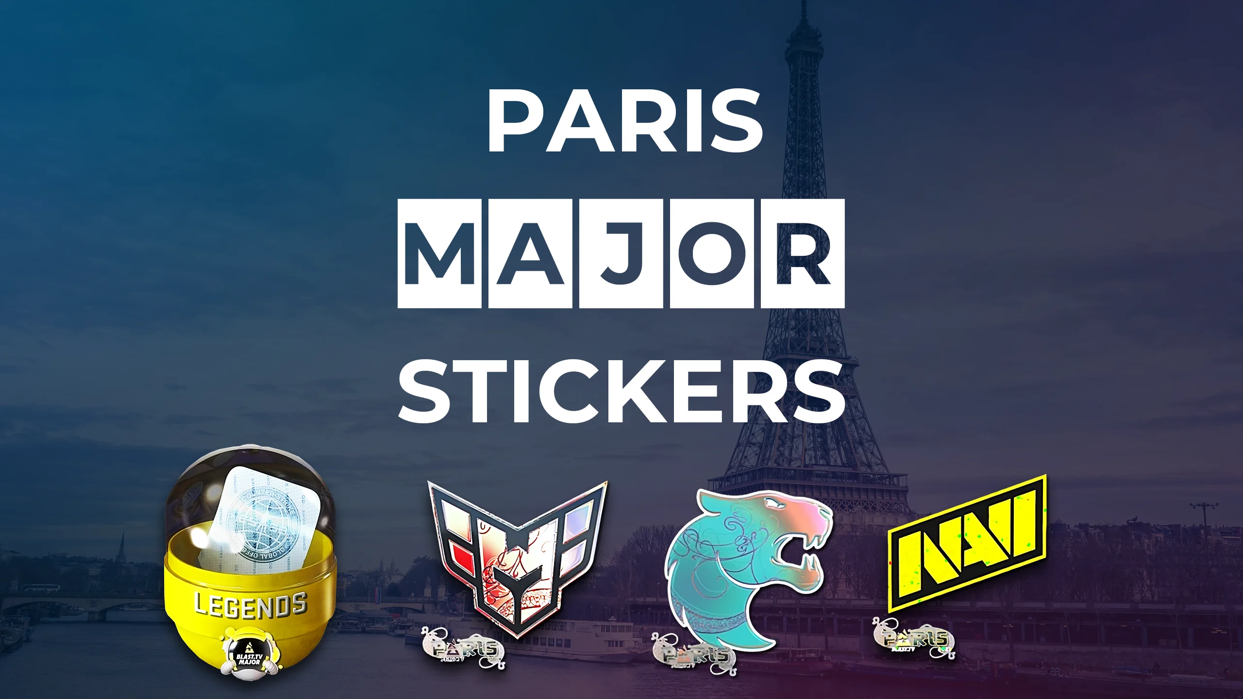 Paris Major 2023 Stickers and Viewer Passes are finally here