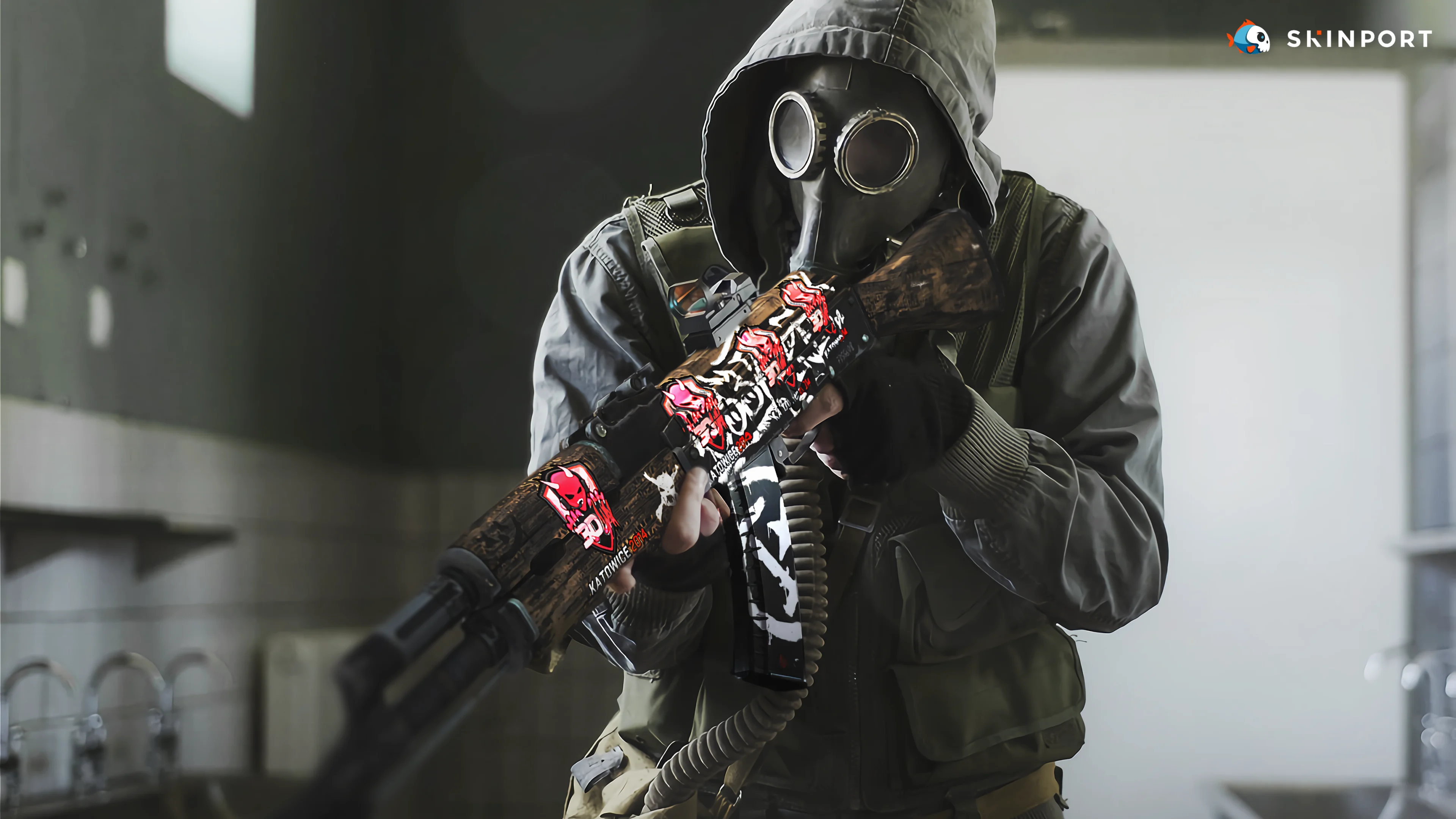 CS:GO Wallpaper - AK-47 | Wasteland Rebel
