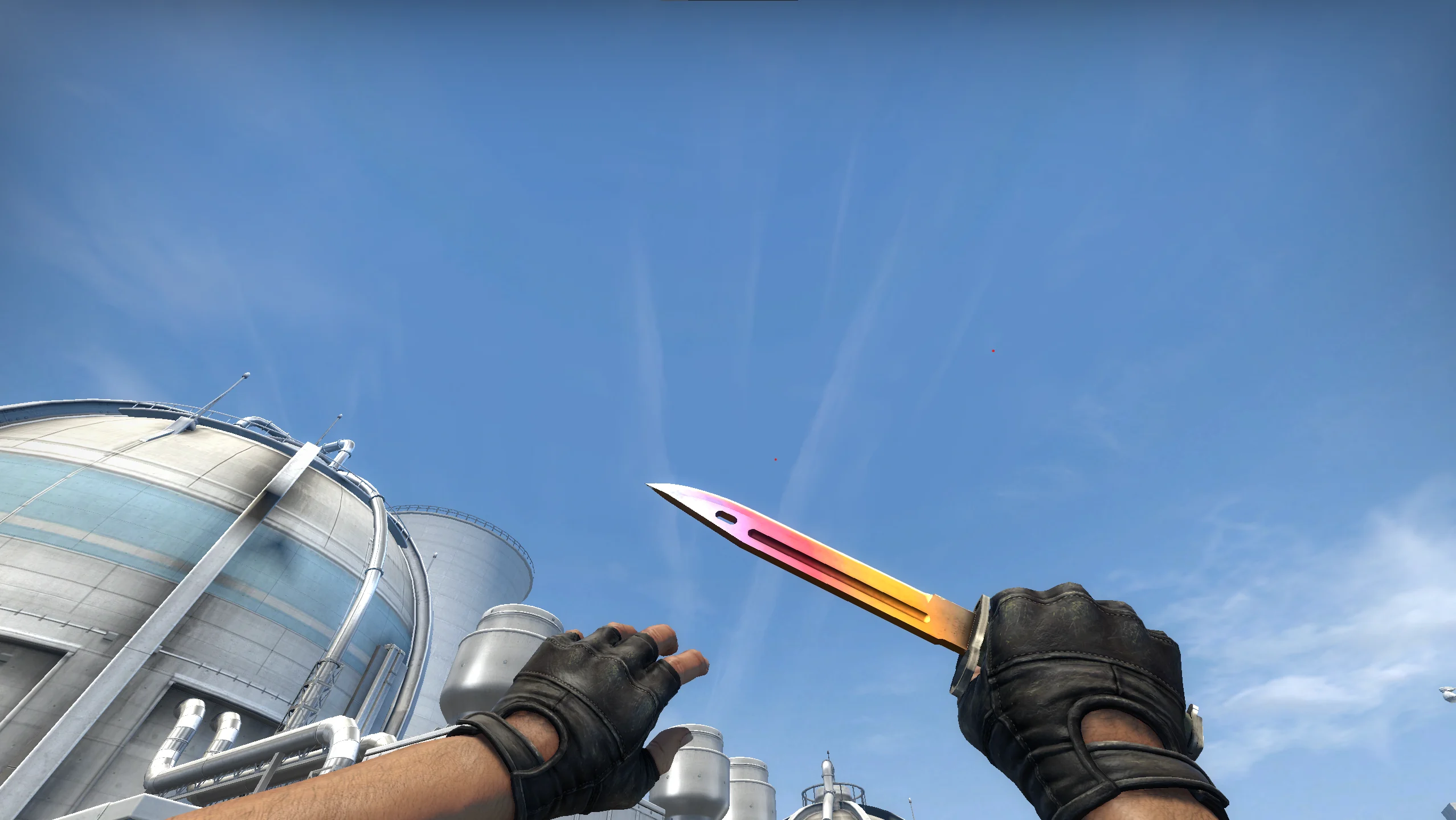 Bayonet Fade, pattern index 763 (100% Fade, highest percentage possible)