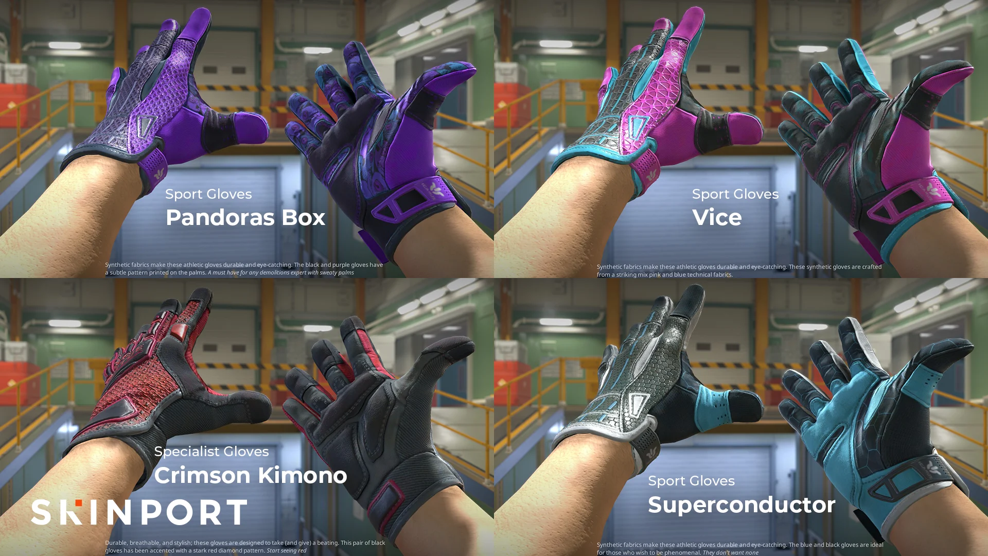 CS2 Different Gloves Skins
