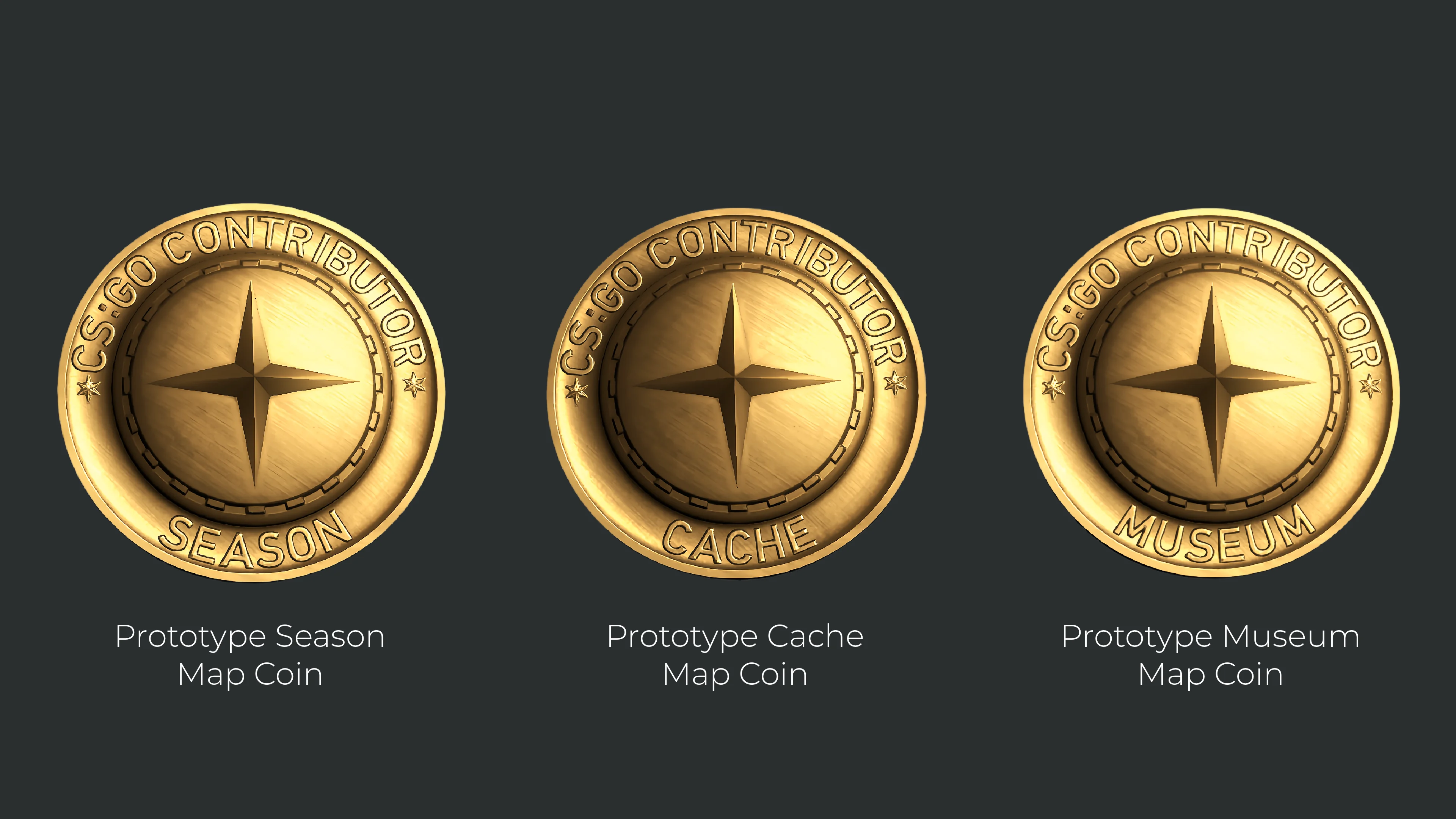 Prototype Map Coins