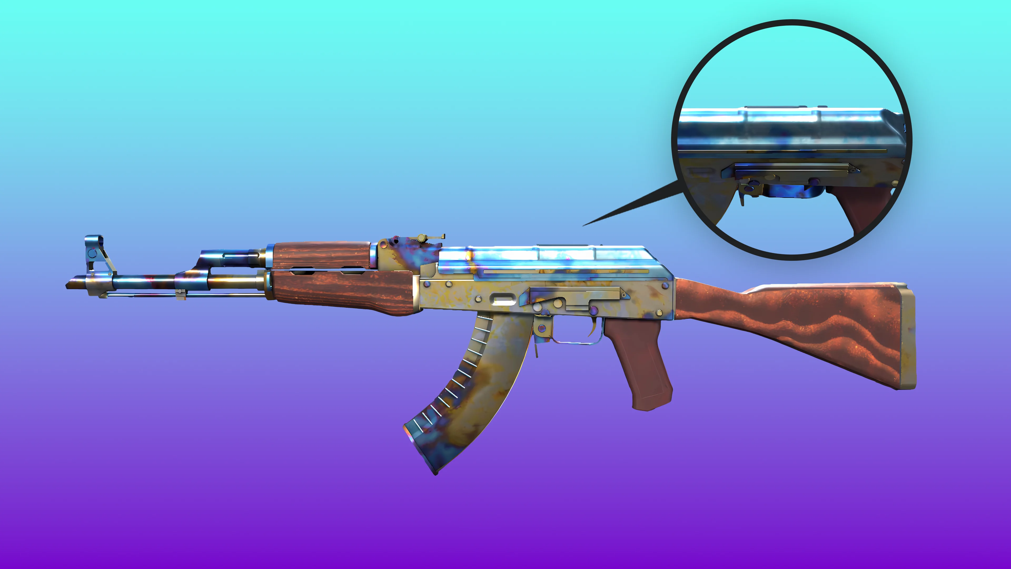 AK-47 Einsatzgehärtet (Einsatzerprobt) Blue Gem