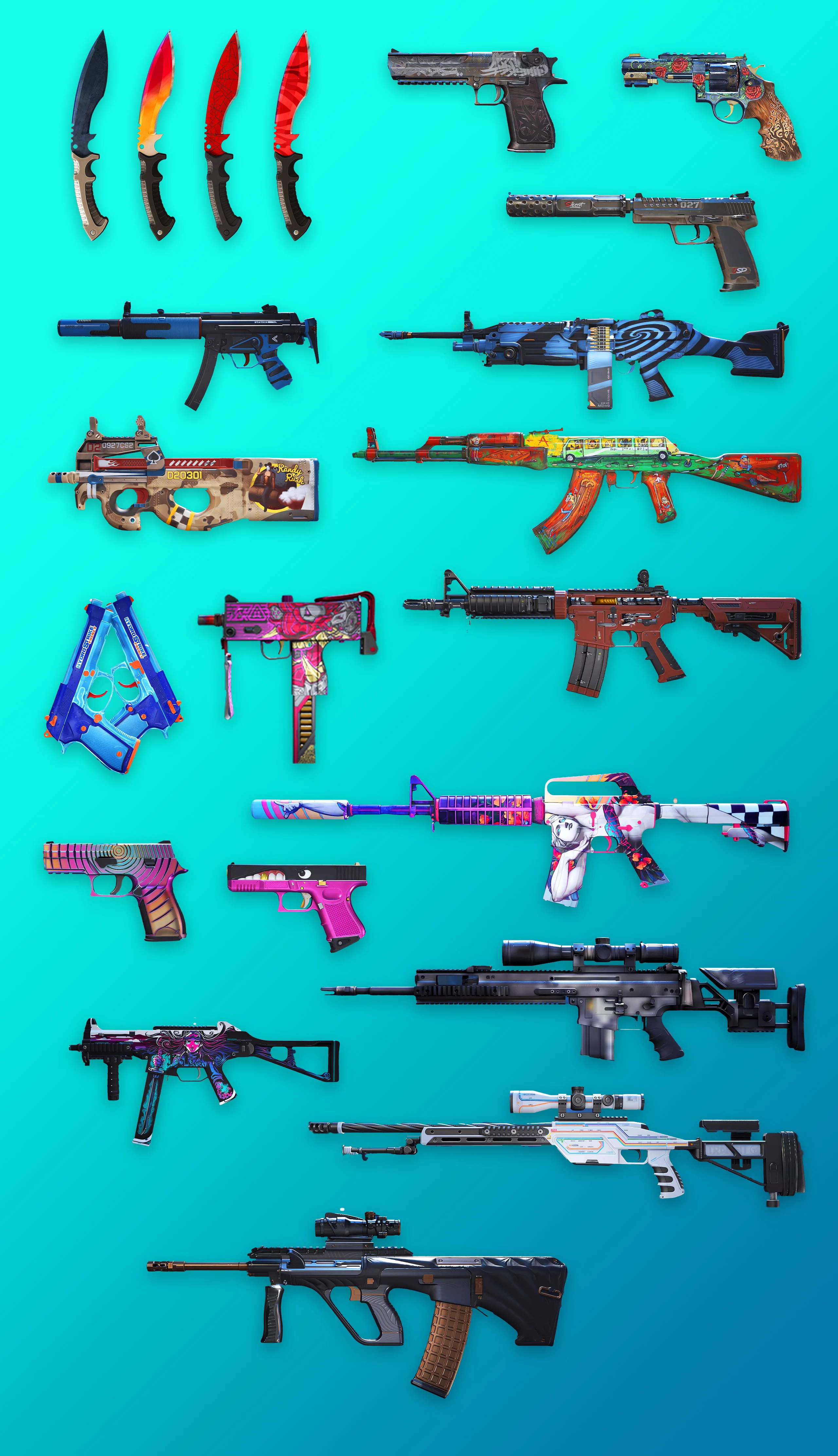 Gallery Case Weapon Skins