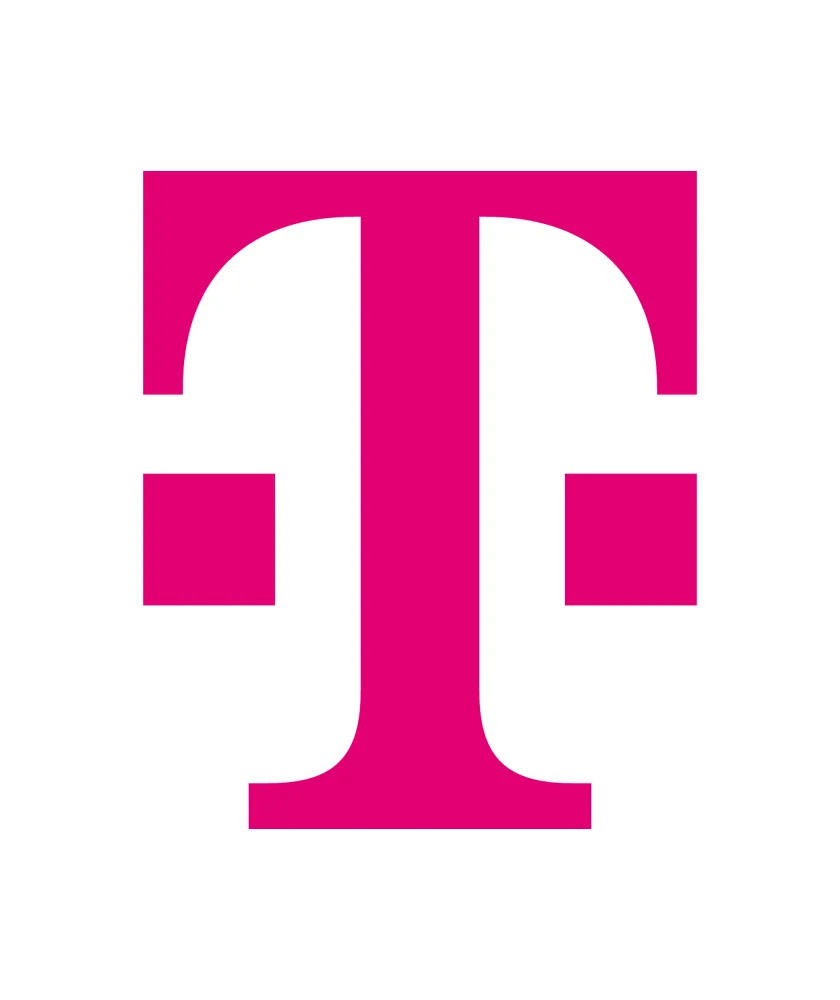 Hauptpartner Telekom mit weißem Kasten