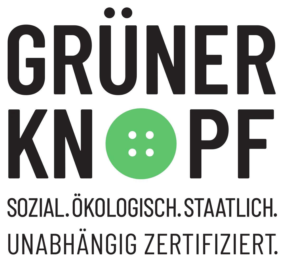 Nachhaltigkeit: Grüner Knopf (Fanshop)