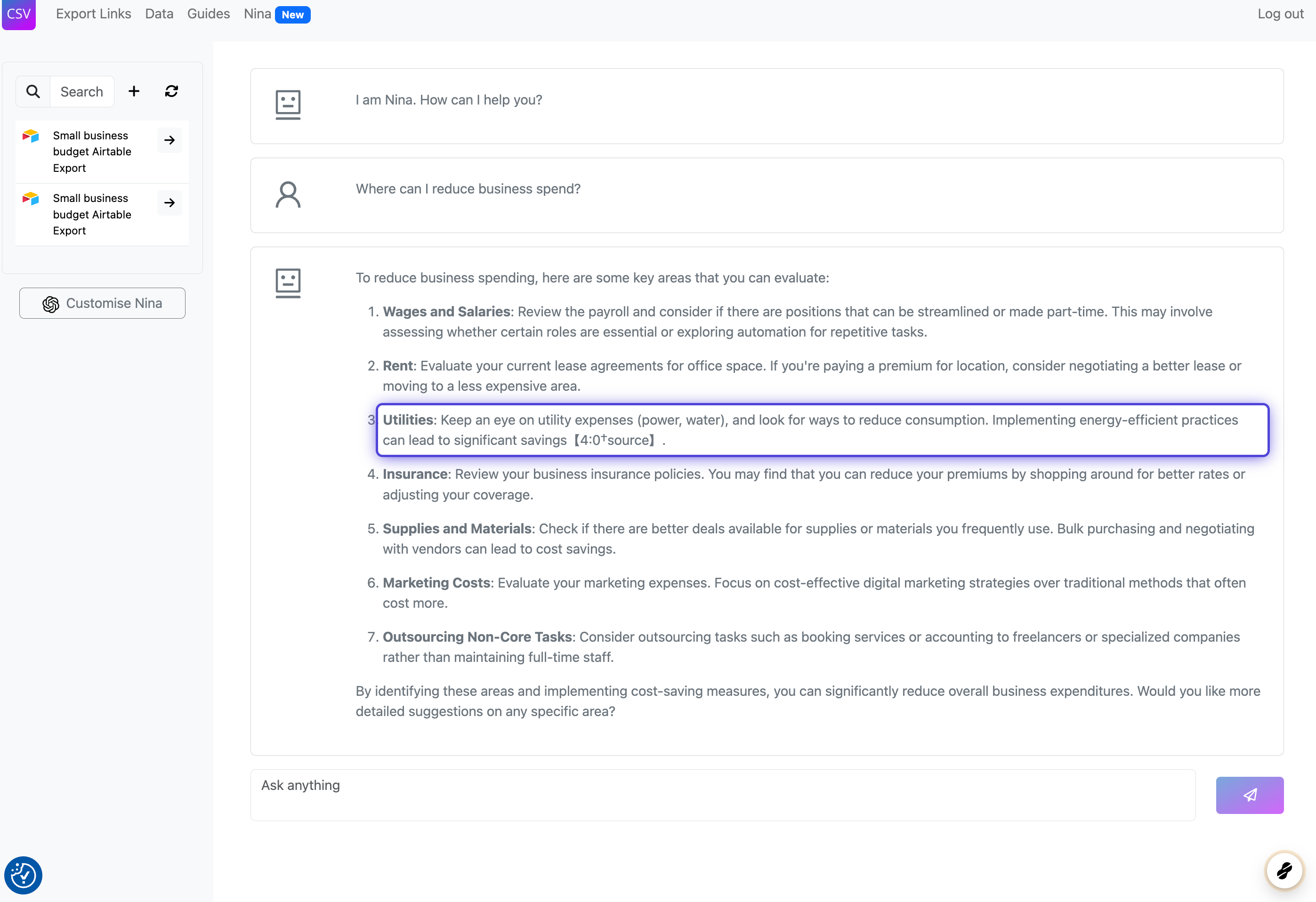 Sync Airtable with OpenAI