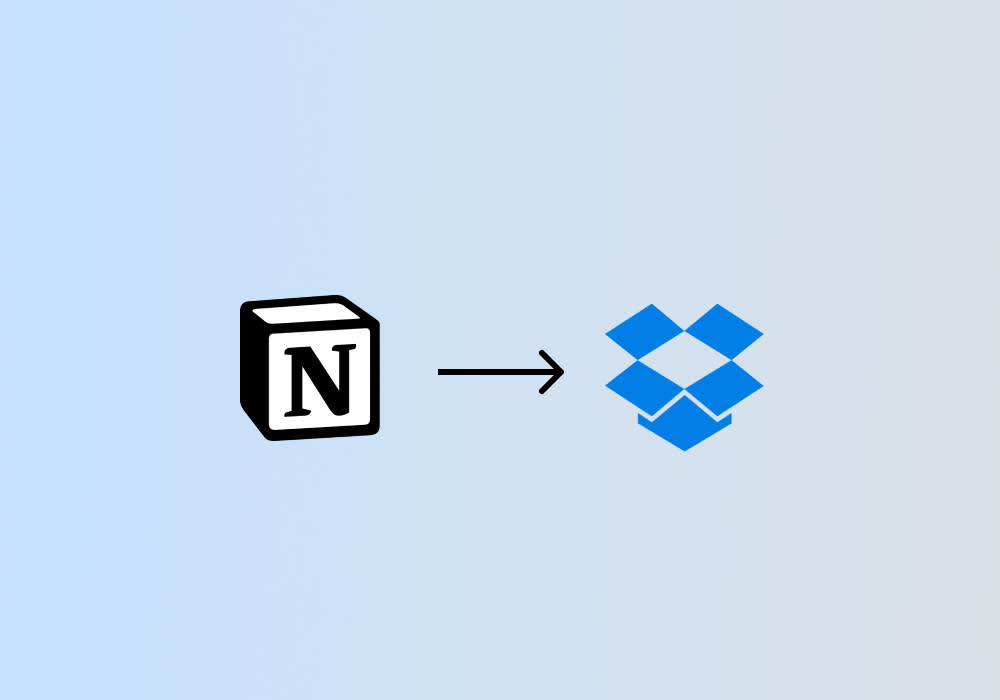 Export Notion to Dropbox