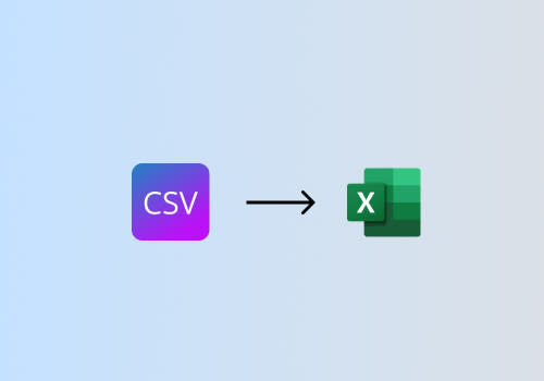 How to import a CSV into Excel