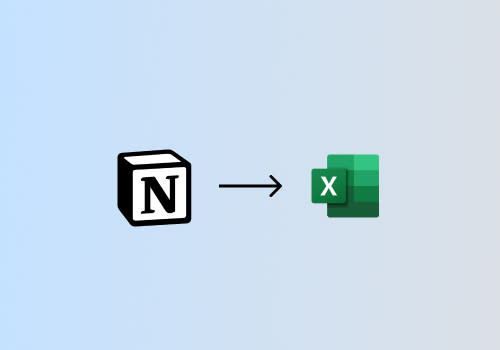 Export Notion Database to Excel