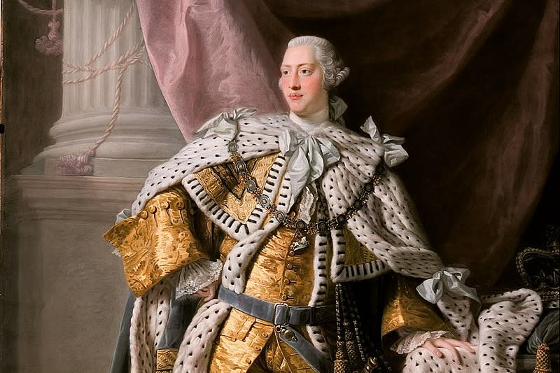 Painted portrait of King George III