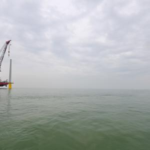 Wind turbines, sea