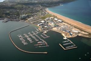 portland marina from the air