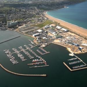 portland marina from the air