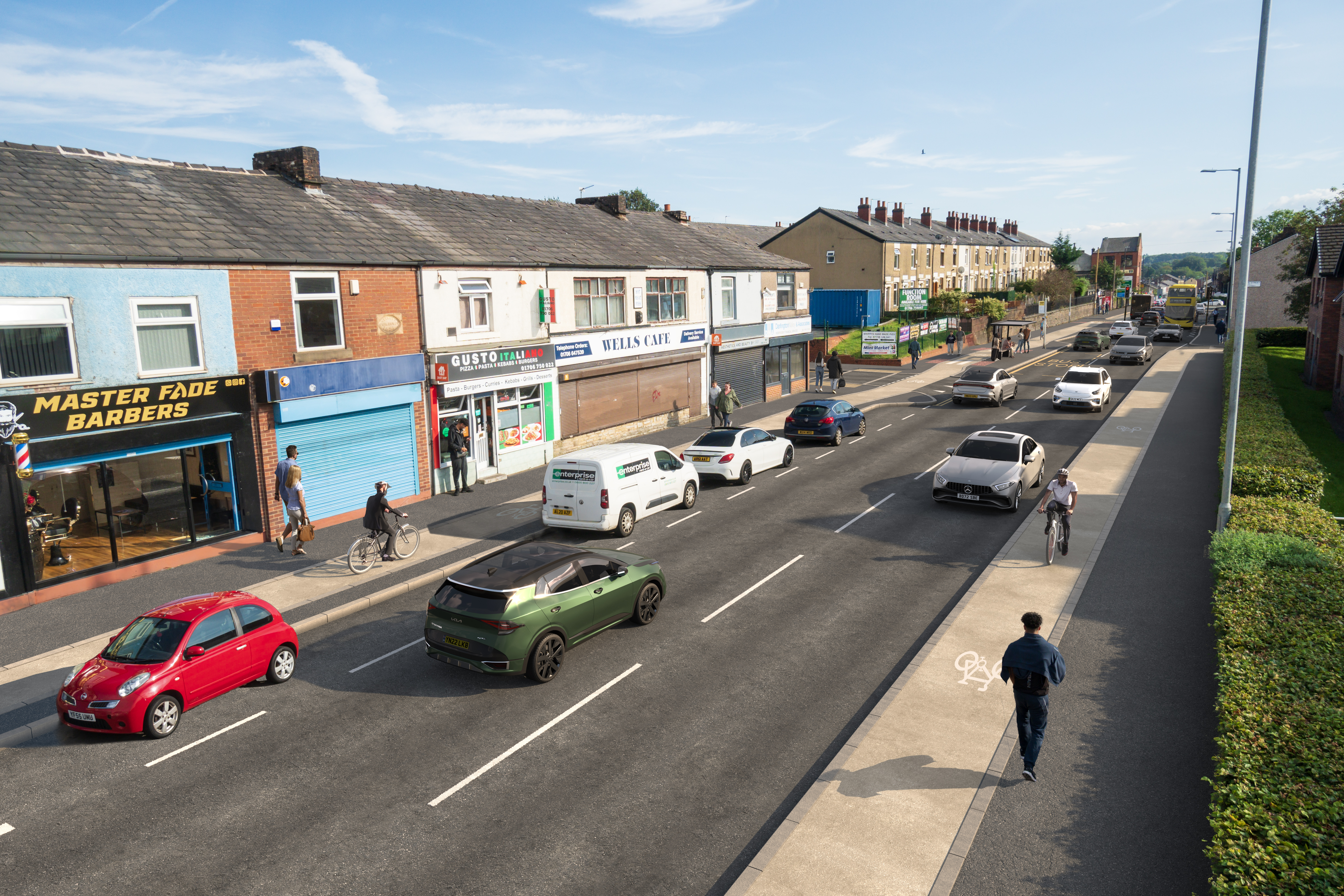 view of Oldham Road Rochdale