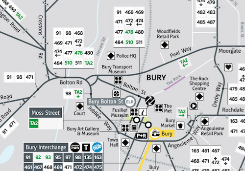 Bus Routes Map Near Me Maps | Transport For Greater Manchester