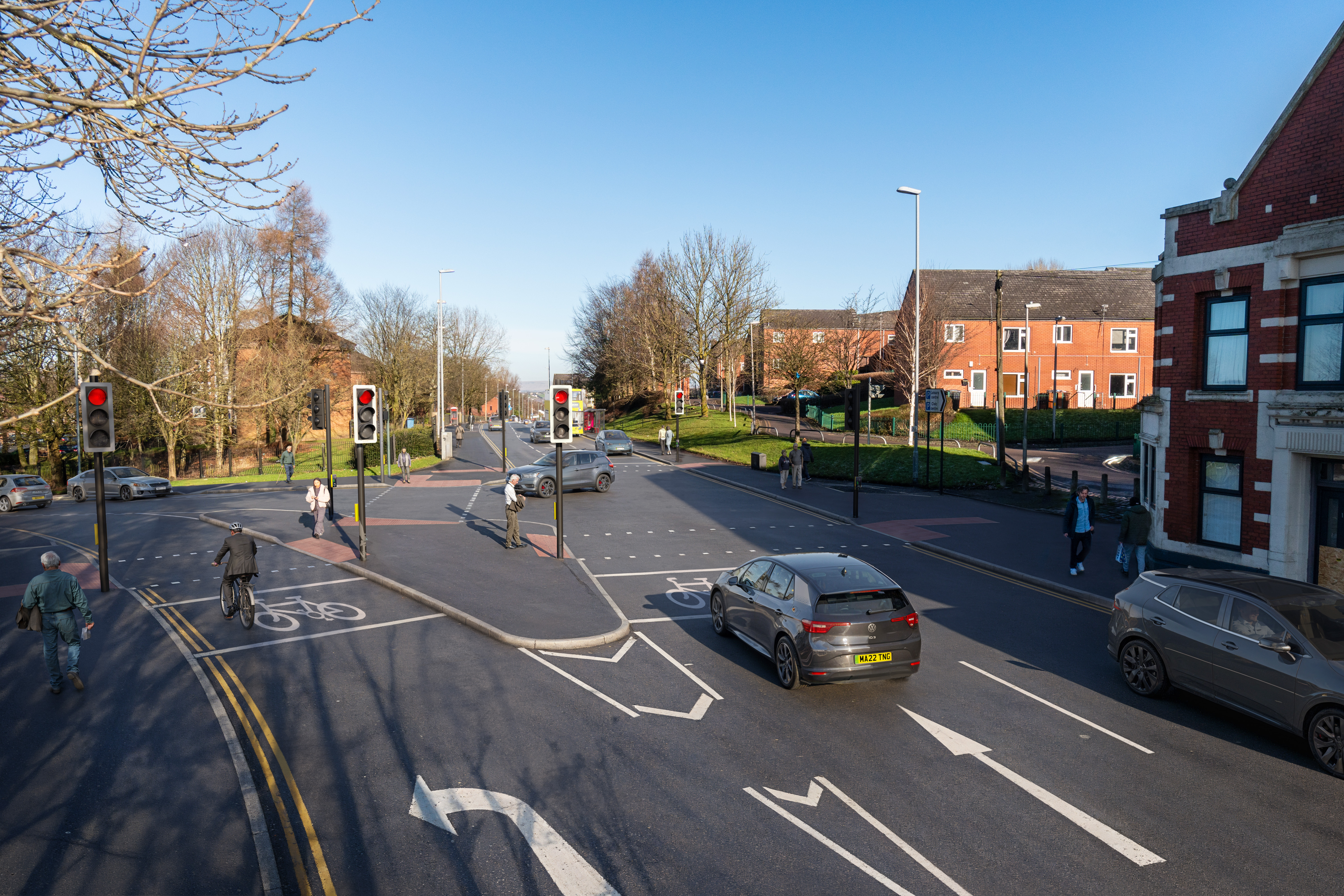Visualisation of a crossing in Oldham