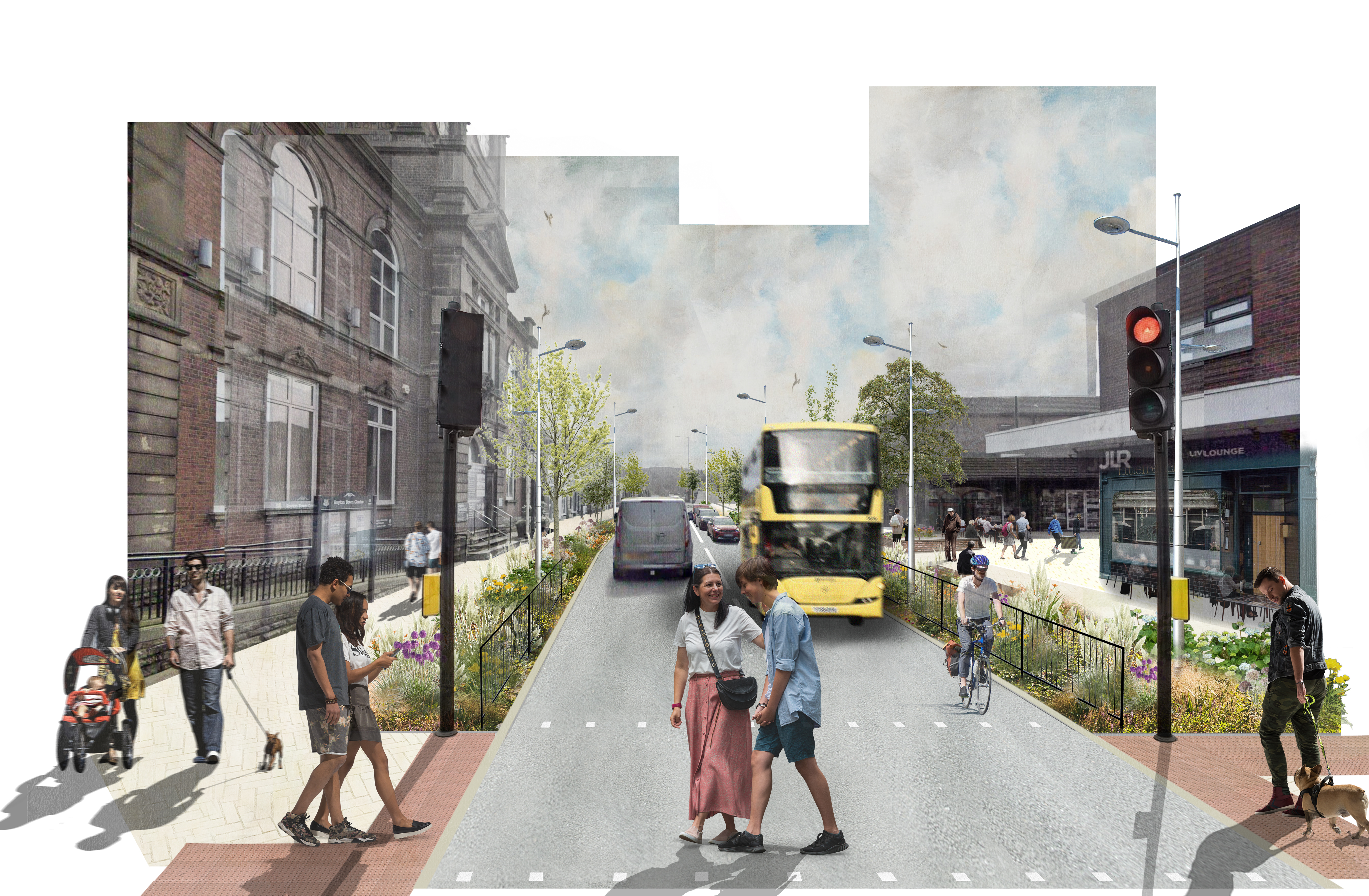 Concept visual of royton development