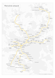 Metrolink Geographical Map Bee Network Powered By TfGM