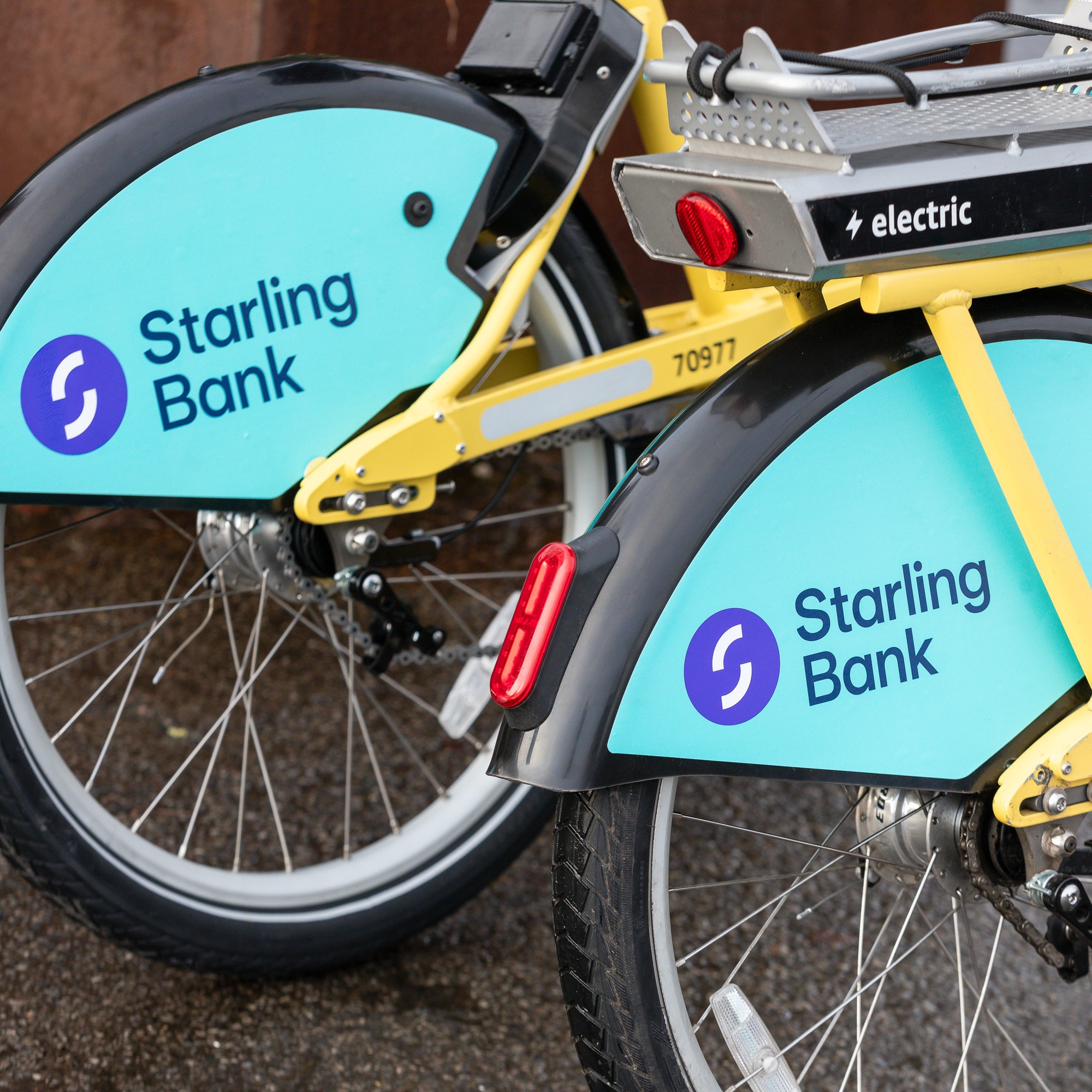 Two starling bank bikes