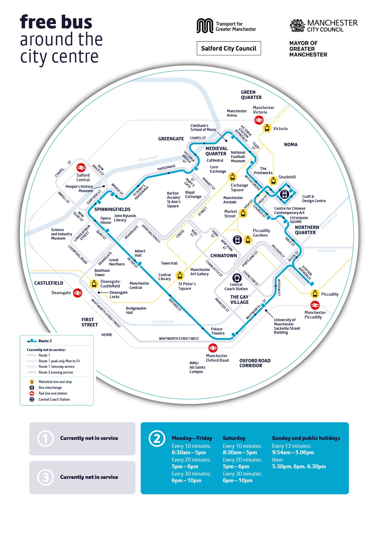 free bus – free travel around Manchester city centre | Transport for ...