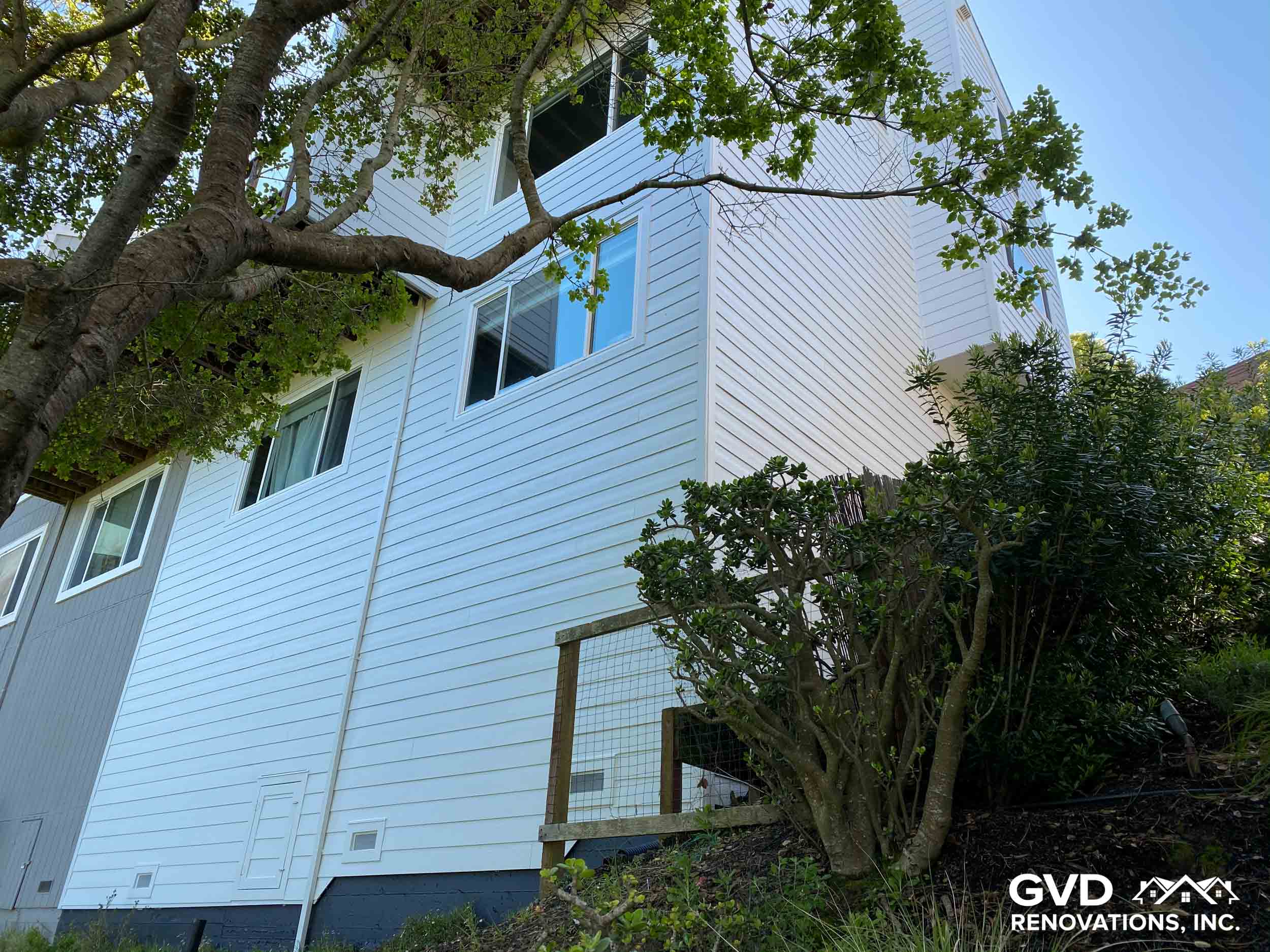 James Hardie Siding Transformation, Shed Installation, Deck & Railings Upgrade